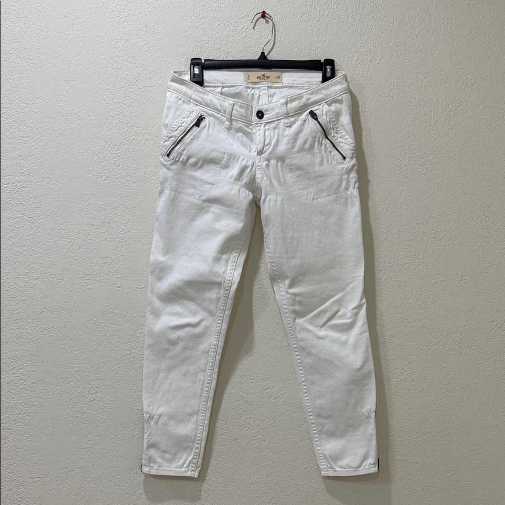 Hollister Women's White Ankle Jeans